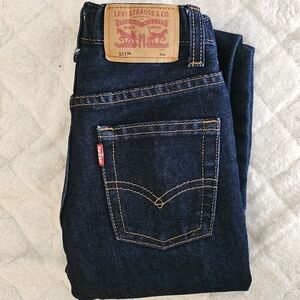 Levi's Dark Blue Denim Jeans